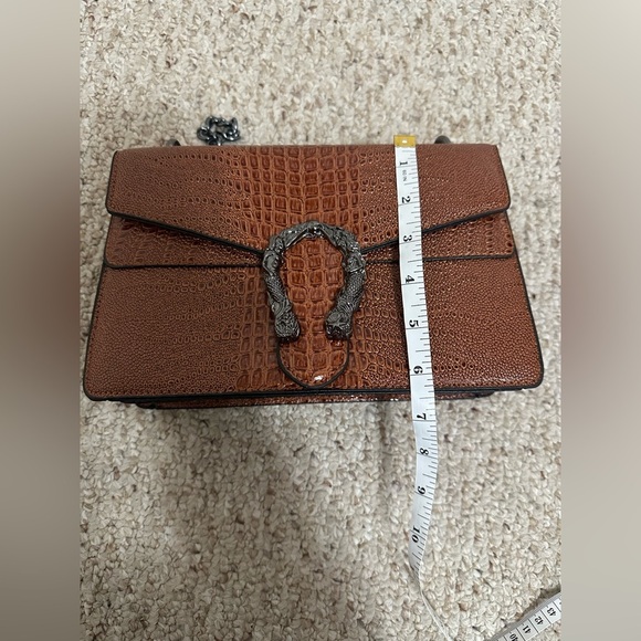 Crossbody or shoulder bag purse brown color - Picture 5 of 5